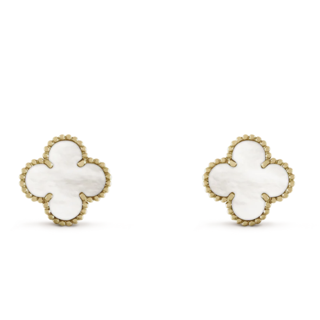 "Her Grace" Luxury Earrings White