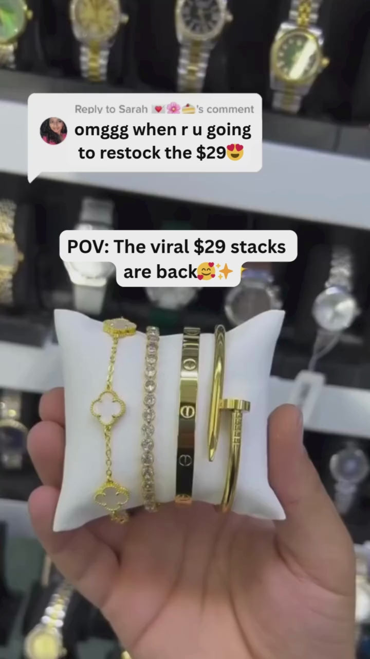 "Miami" Luxury Bracelet Stack